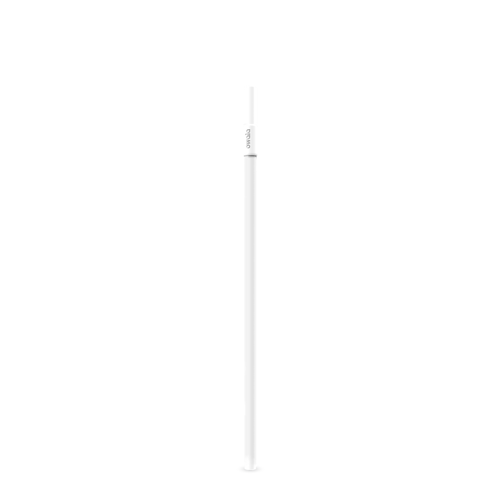 Owala Replacement Straw in Very, Very Dark; single solid black slim straw